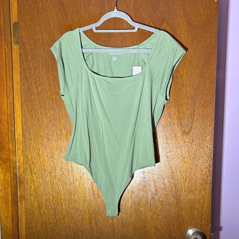 NWT American Eagle Outfitters Olive Bodysuit